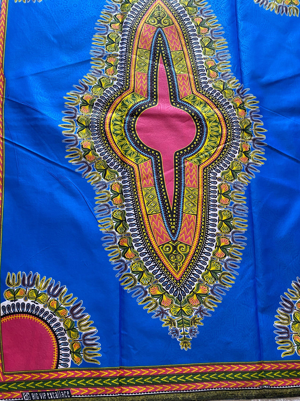 Dashiki Angelina African Wax Print Fabric – 6 Yards Cotton Ankara