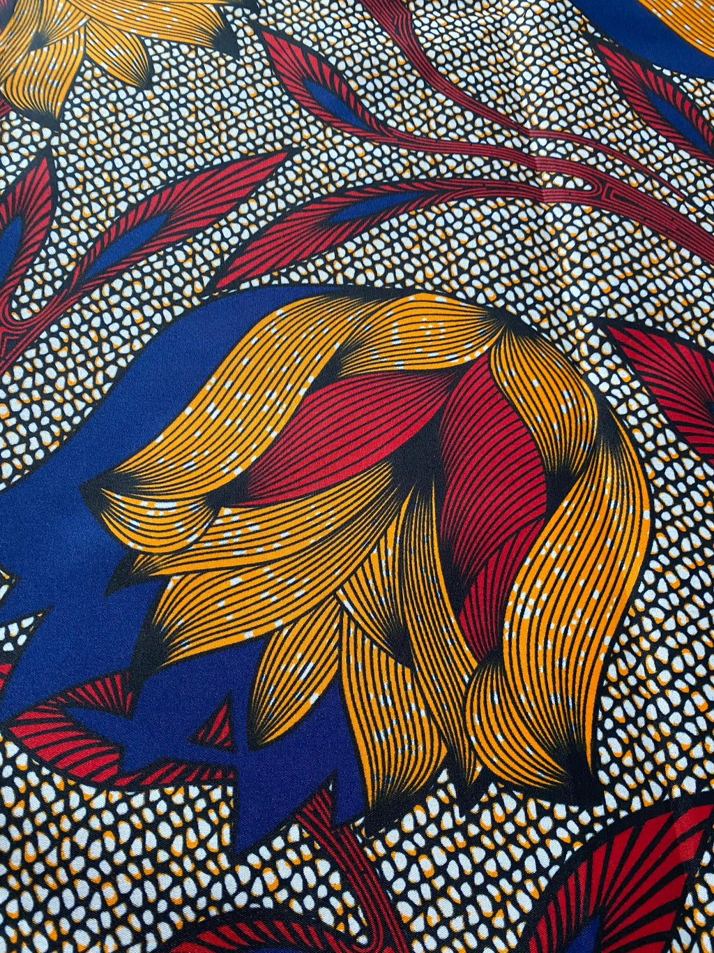 Polycotton African Fabric 6 Yards Soft Ankara Wax Print Material