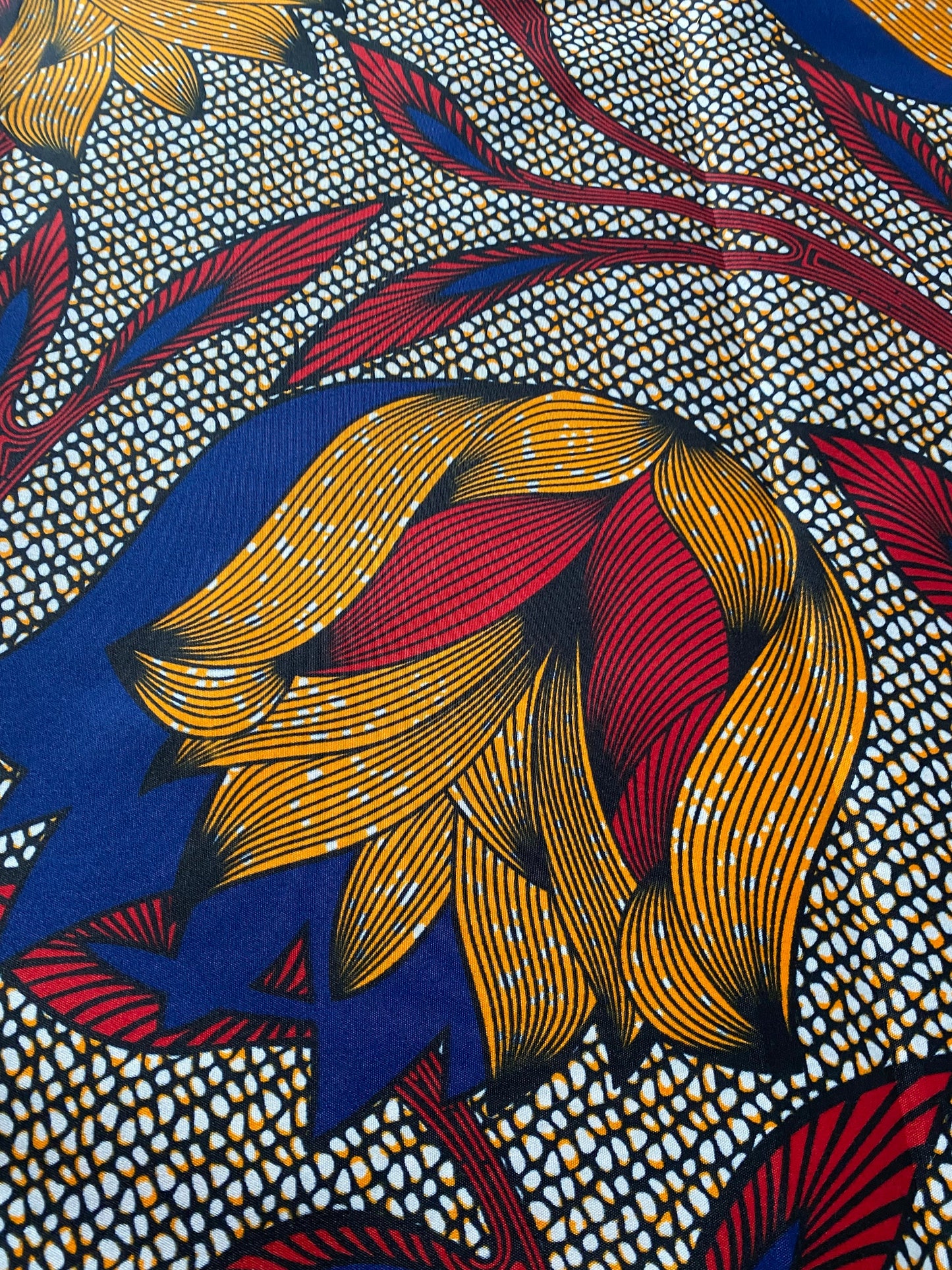 Polycotton African Fabric 6 Yards Soft Ankara Wax Print Material