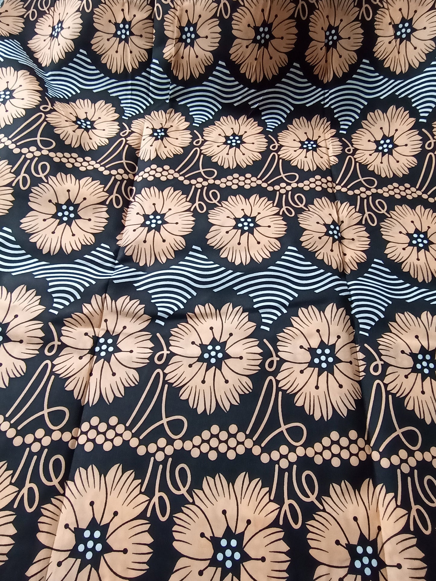 Polycotton African Fabric 6 Yards Soft Ankara Wax Print Material