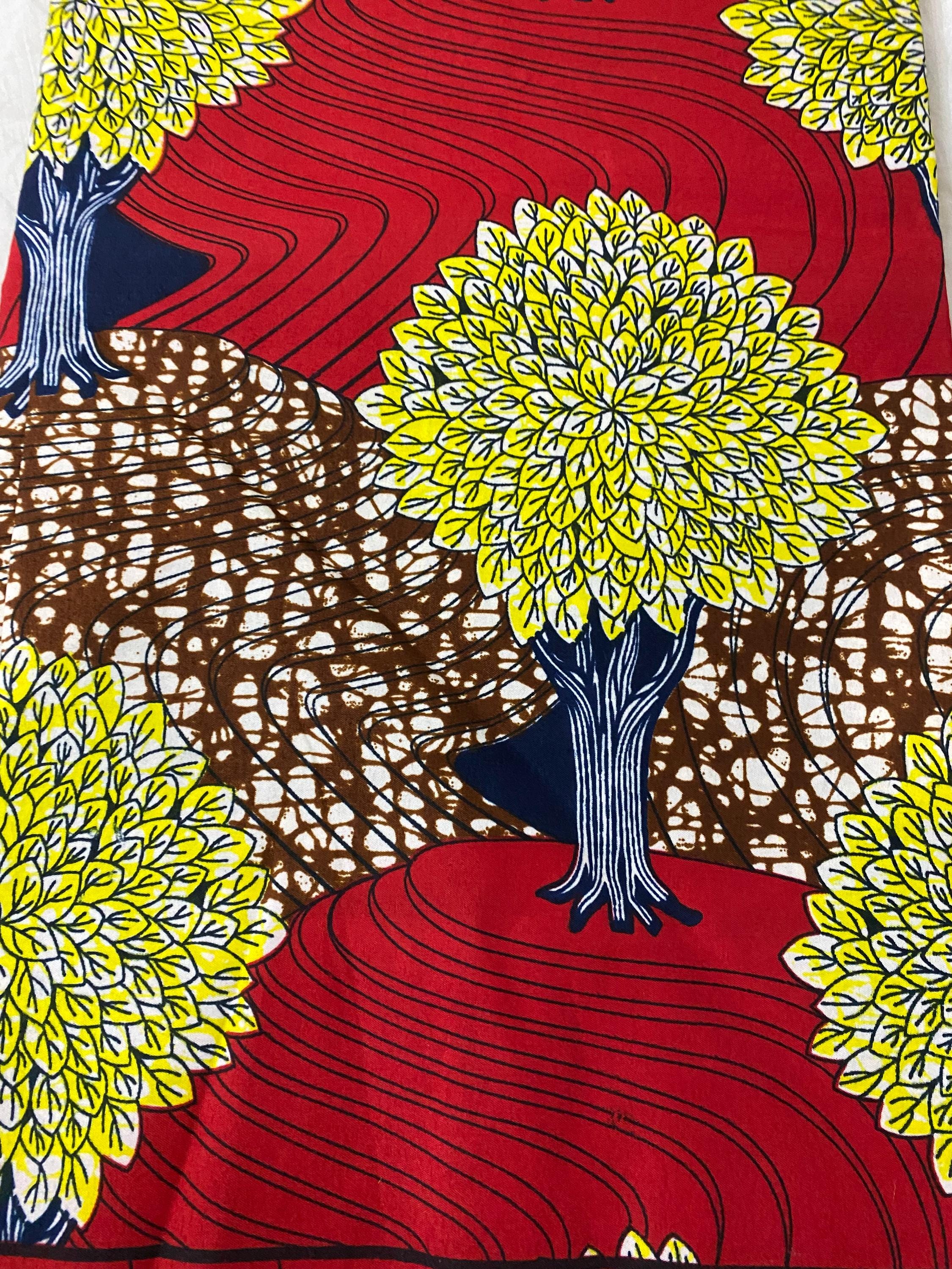 Ankara Fabric 6 Yards: Soft Polycotton African Print for Sewing & Crafts