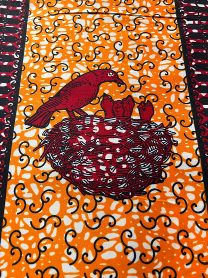 Polycotton African Fabric 6 Yards Soft Ankara Wax Print Material