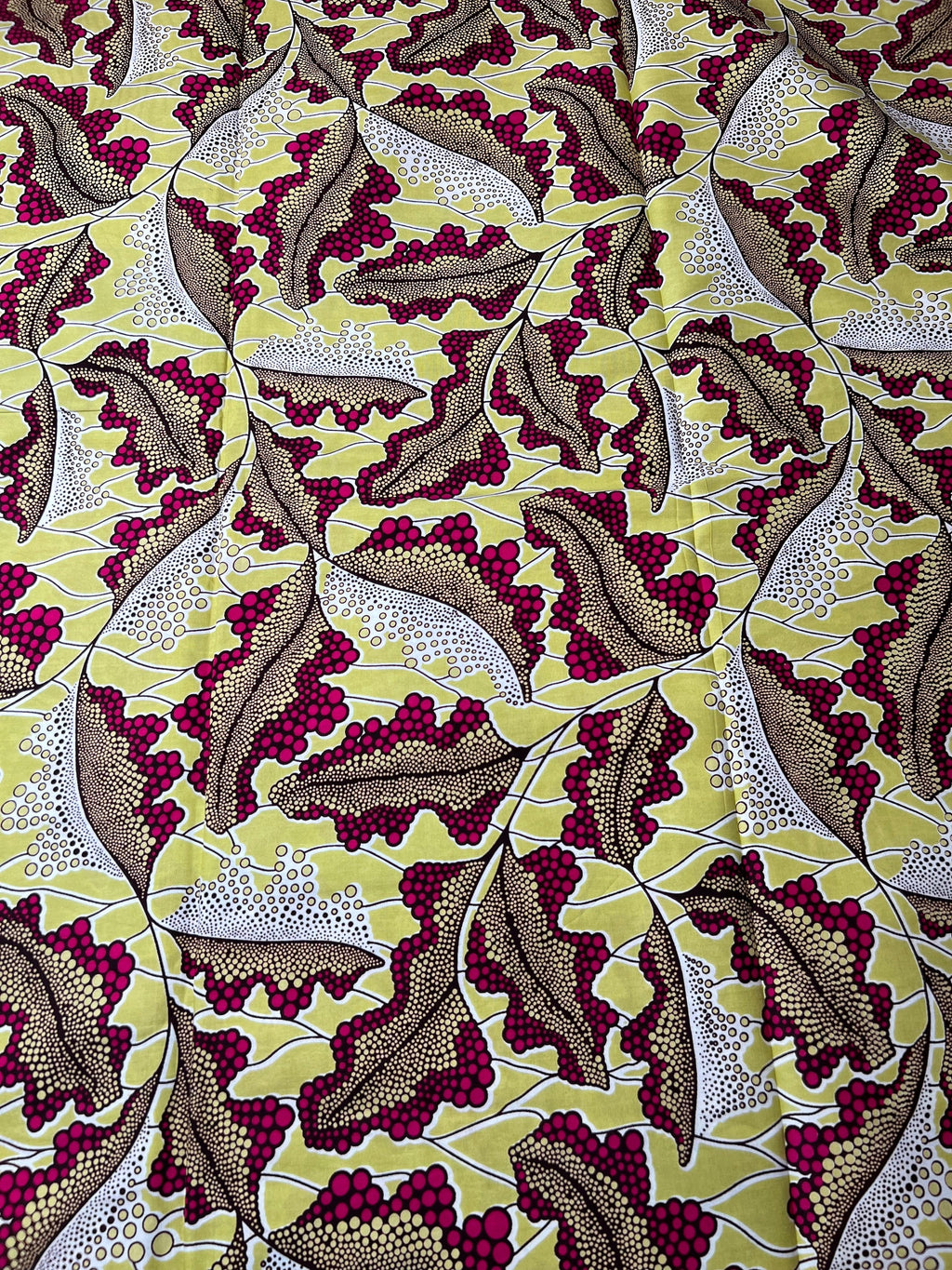 6 Yards 100% Cotton Ankara Wax Print Fabric African Print for Dressmaking, Quilting & Home Décor