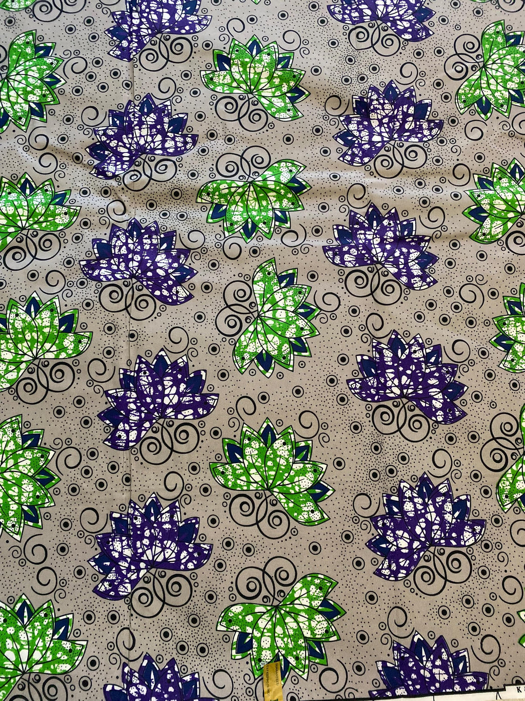 Polycotton African Fabric 6 Yards Soft Ankara Wax Print Material
