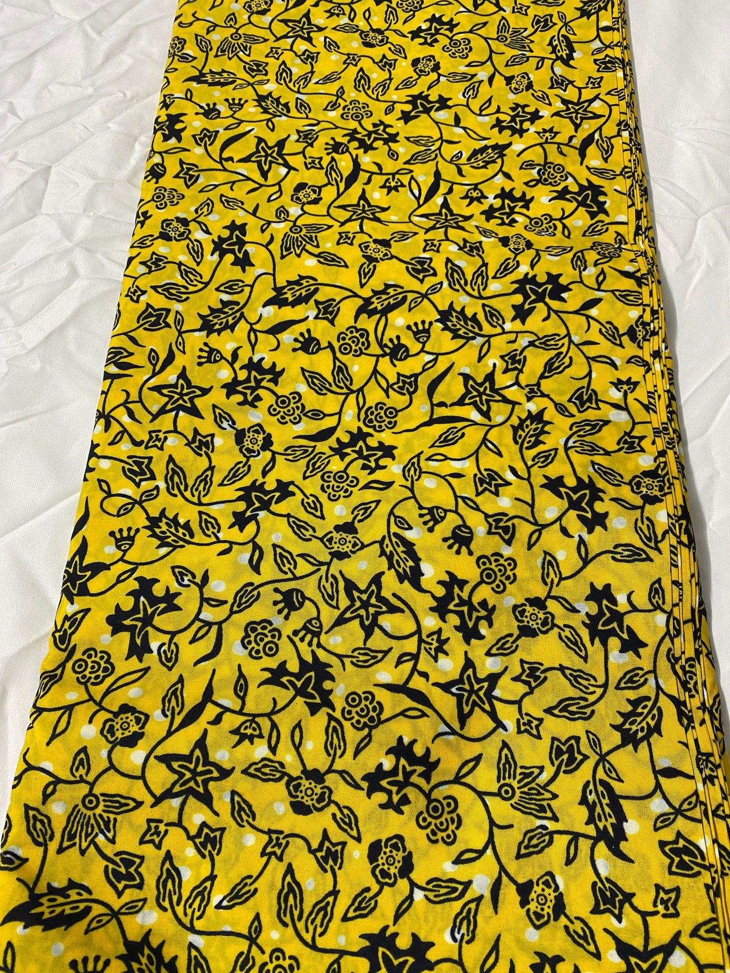 Polycotton African Fabric 6 Yards Soft Ankara Wax Print Material