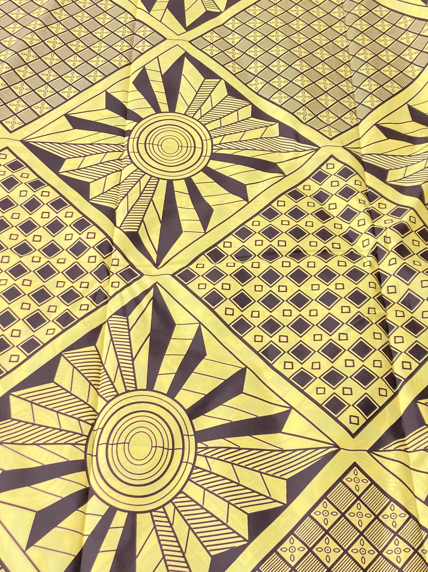 Polycotton African Fabric 6 Yards Soft Ankara Wax Print Material