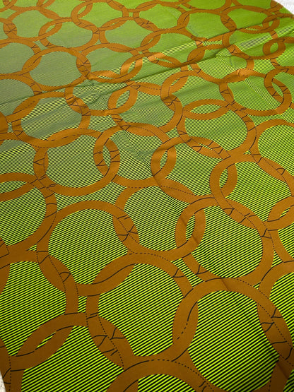 Polycotton African Fabric 6 Yards Soft Ankara Wax Print Material