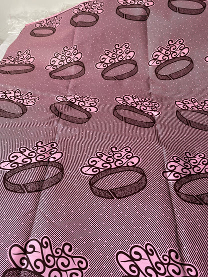 Polycotton African Fabric 6 Yards Soft Ankara Wax Print Material