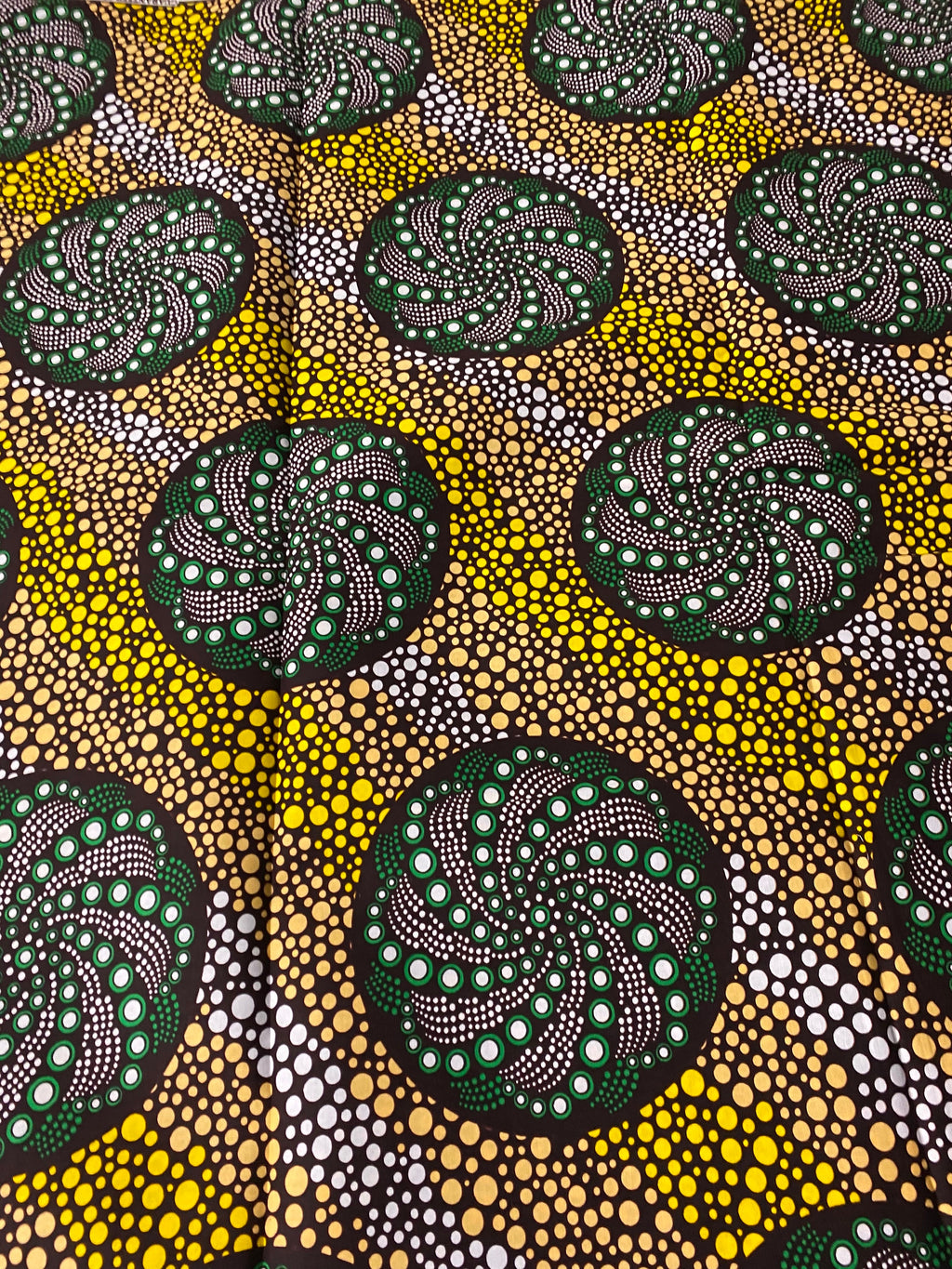 African Wax Print Fabric: Ankara Cotton, Vibrant Floral Design (6 Yards)