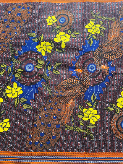 Polycotton African Fabric 6 Yards Soft Ankara Wax Print Material