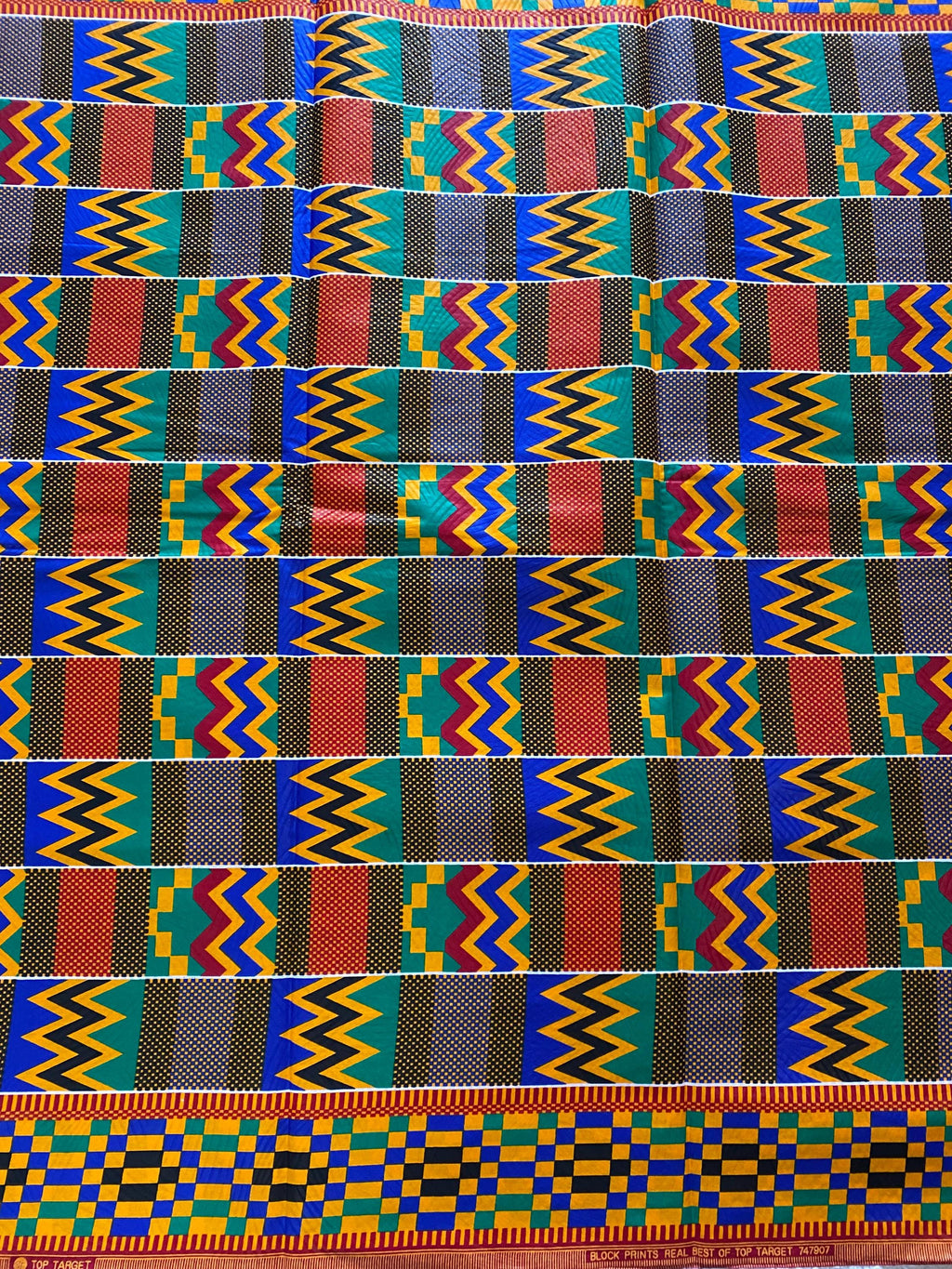 Genuine Kente top supreme wax African fabric.