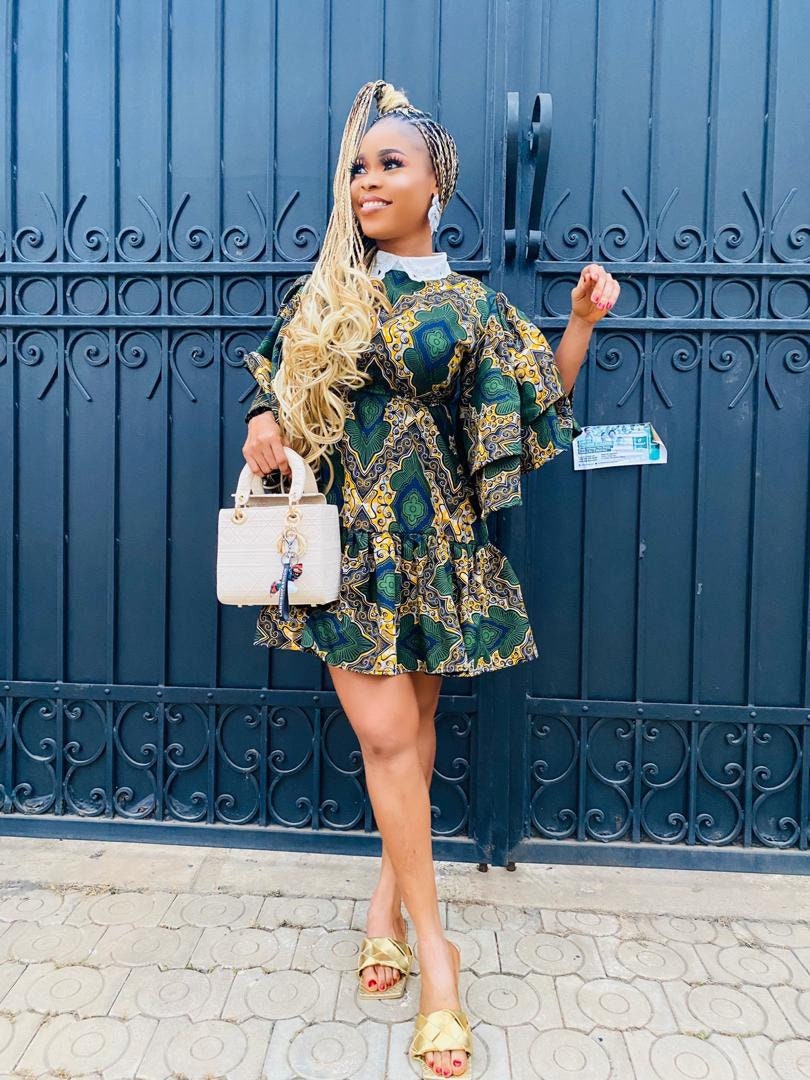 Polycotton African Fabric 6 Yards Soft Ankara Wax Print Material