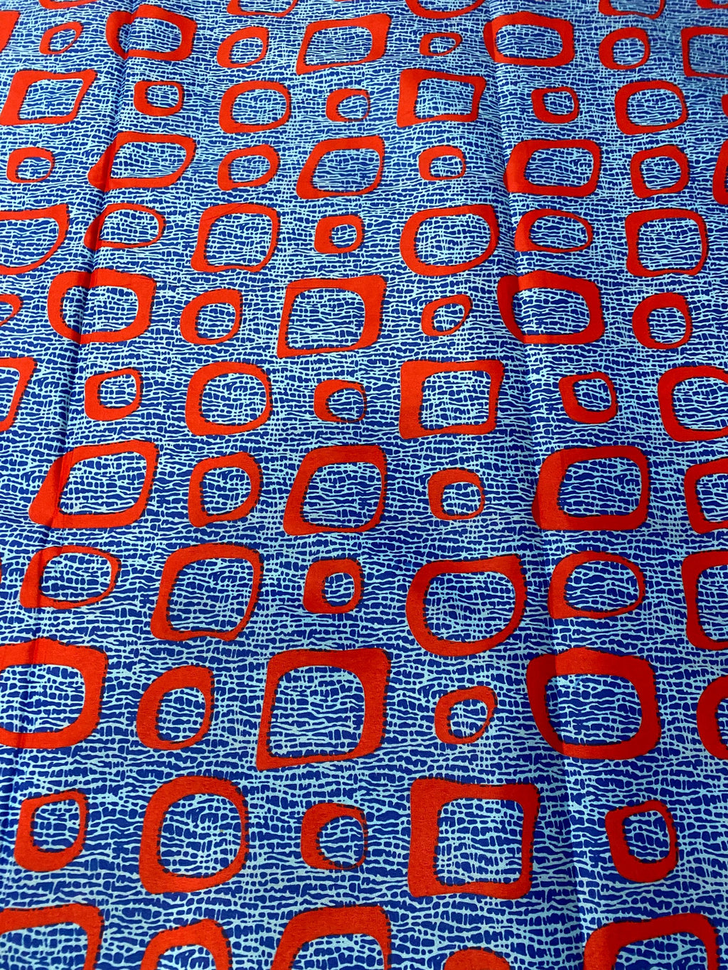 Colorful Ankara Fabric: African Print Polycotton, 6 Yards