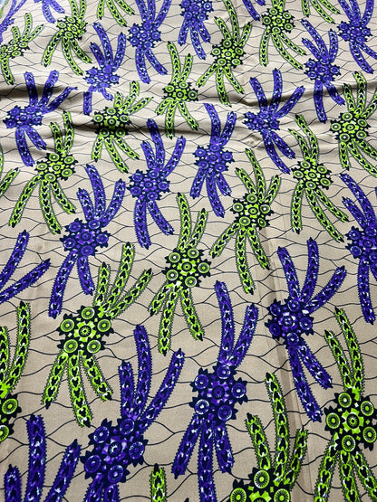 Polycotton African Fabric 6 Yards Soft Ankara Wax Print Material