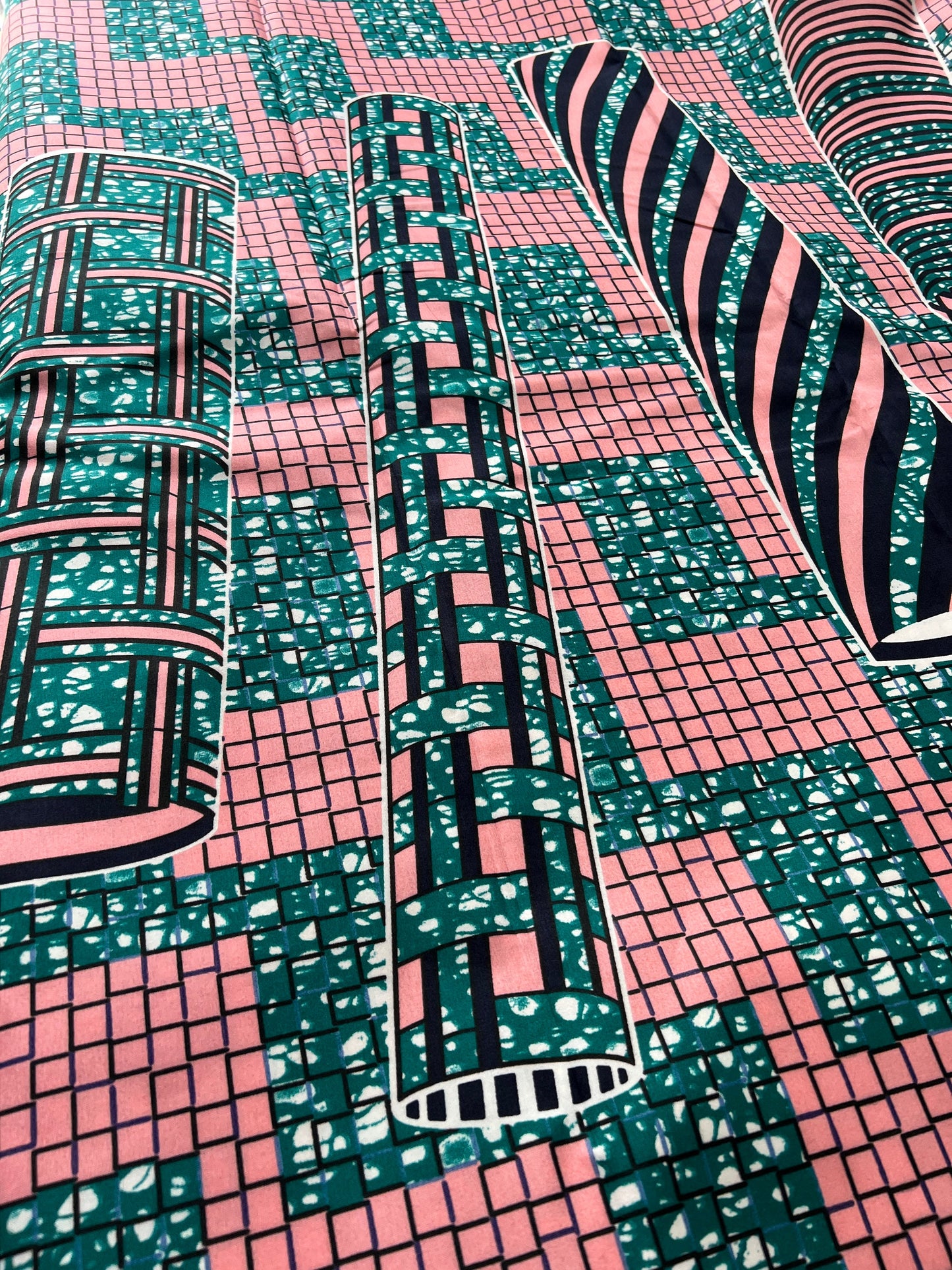 Polycotton African Fabric 6 Yards Soft Ankara Wax Print Material