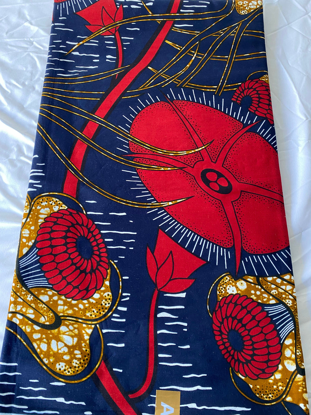 6 Yards 100% Cotton Ankara Wax Print Fabric African Print for Dressmaking, Quilting & Home Décor