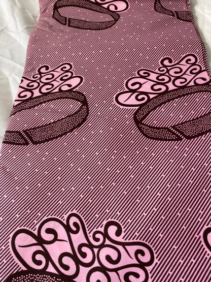 Polycotton African Fabric 6 Yards Soft Ankara Wax Print Material