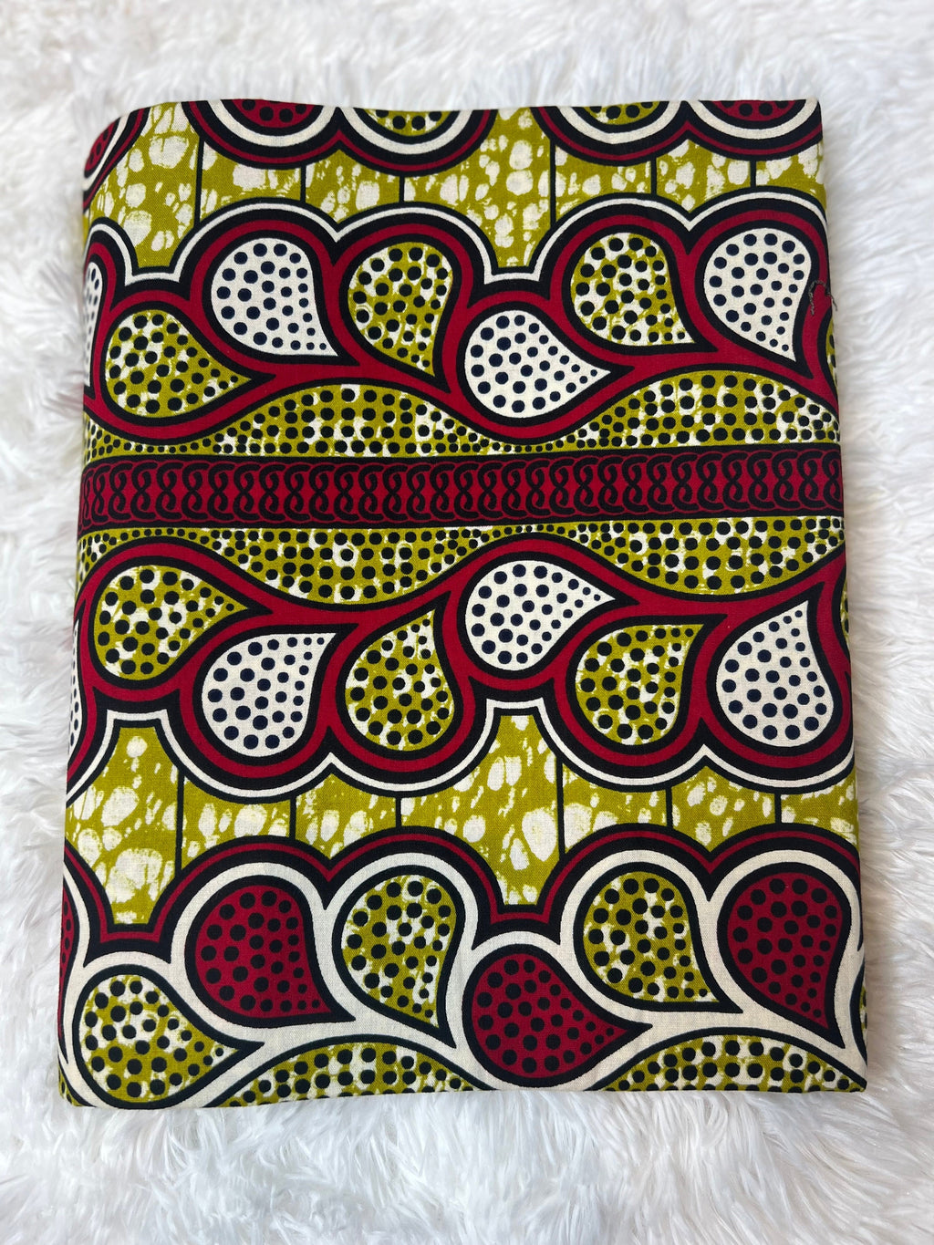 Ankara Fabric: Multi-Colored African Print Cotton, 6 Yards