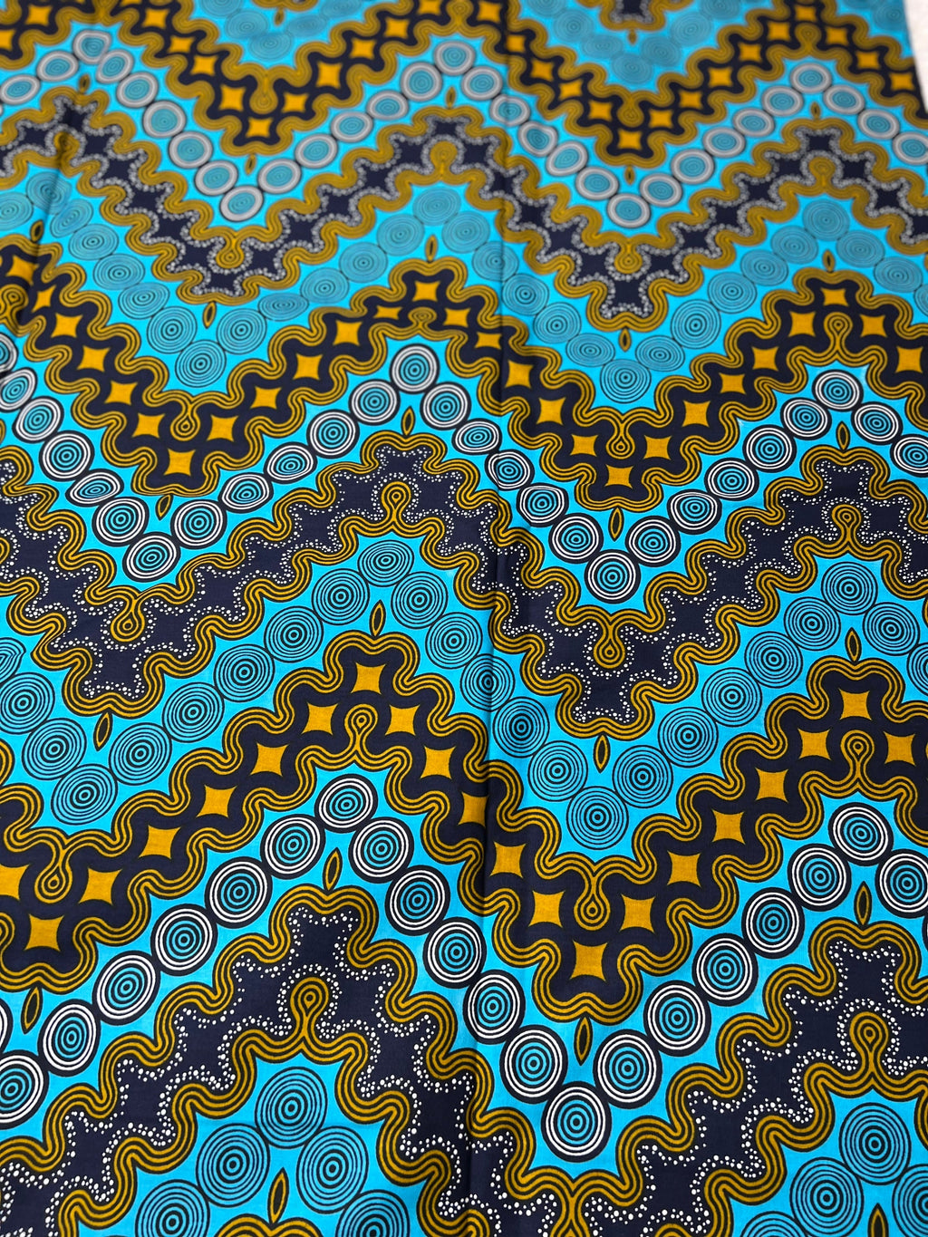 6 Yards 100% Cotton Ankara Wax Print Fabric African Print for Dressmaking, Quilting & Home Décor