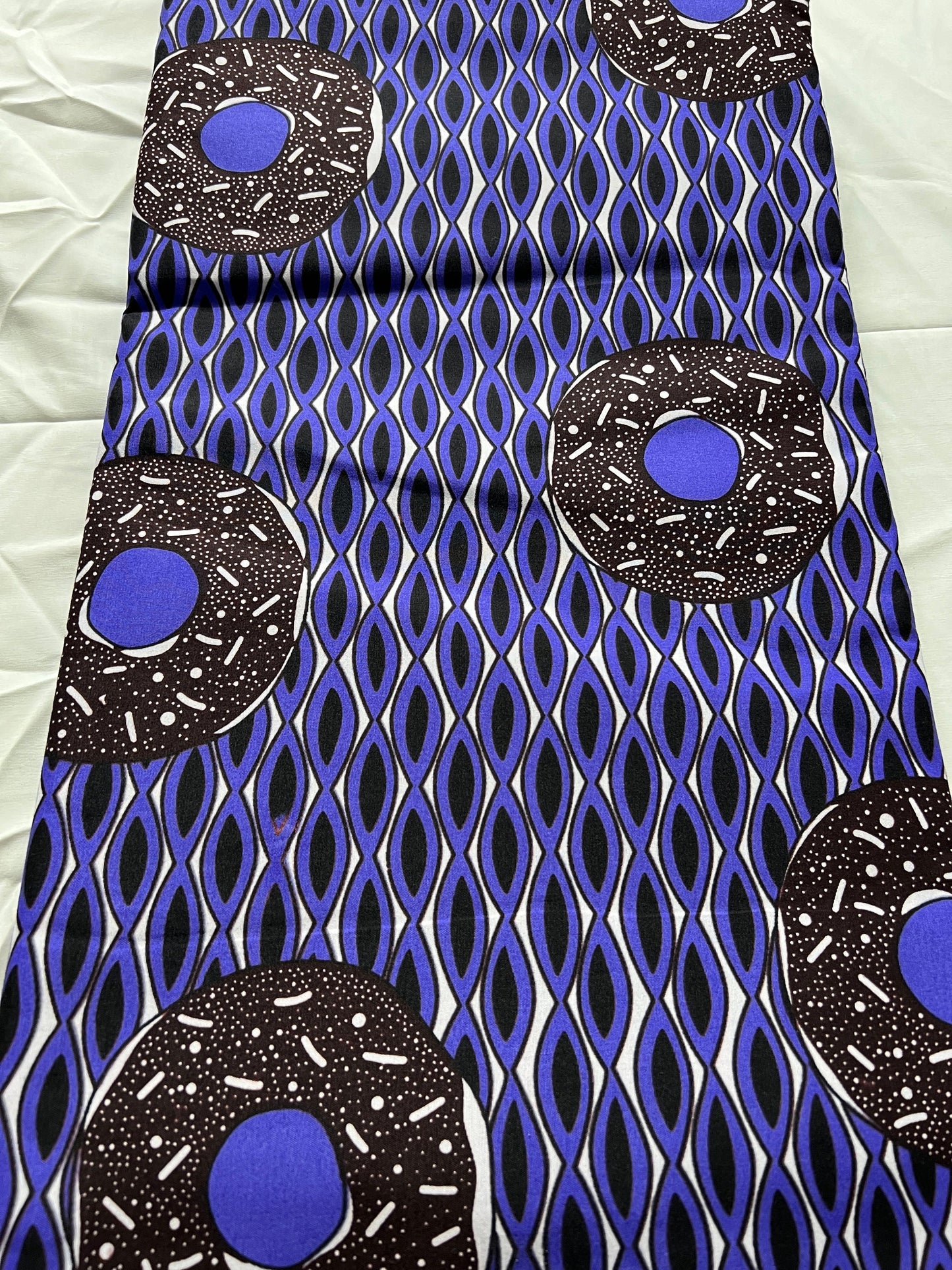 Polycotton African Fabric 6 Yards Soft Ankara Wax Print Material