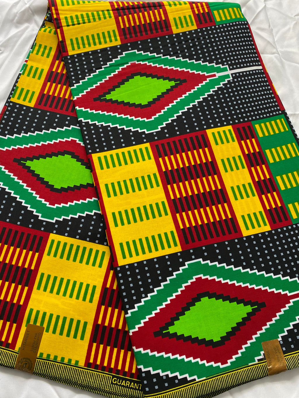 Genuine Kente top supreme wax African fabric.