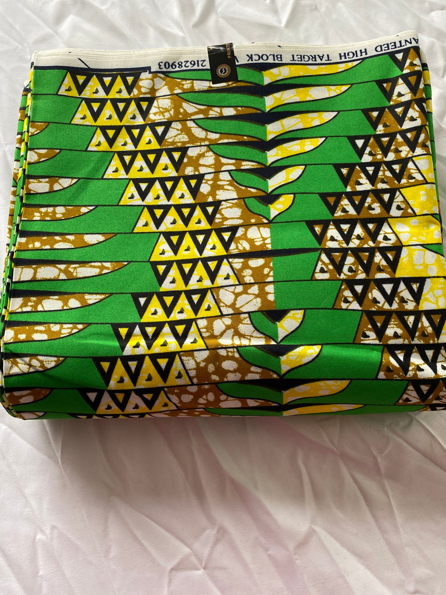 Polycotton African Fabric 6 Yards Soft Ankara Wax Print Material