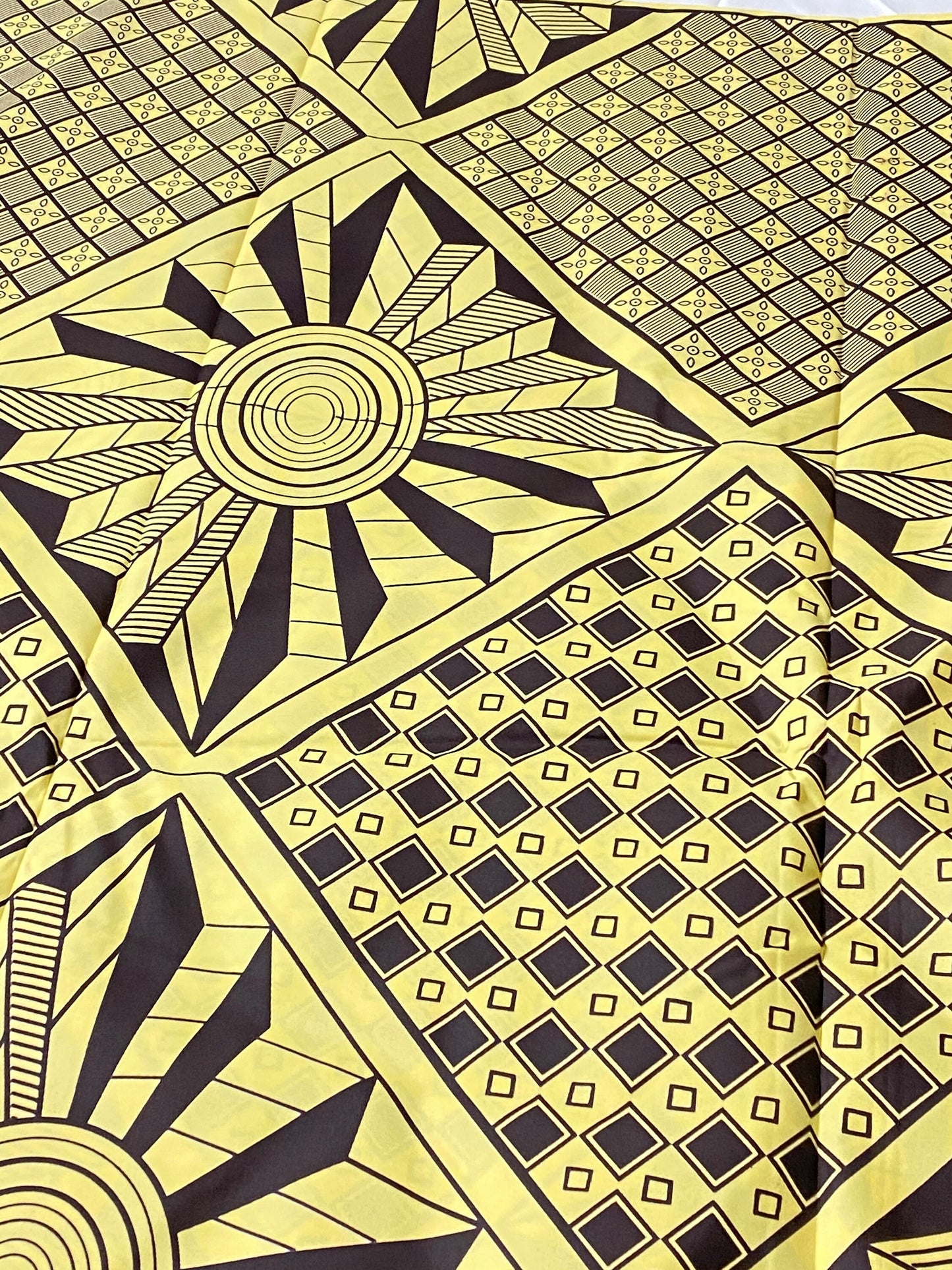 Polycotton African Fabric 6 Yards Soft Ankara Wax Print Material