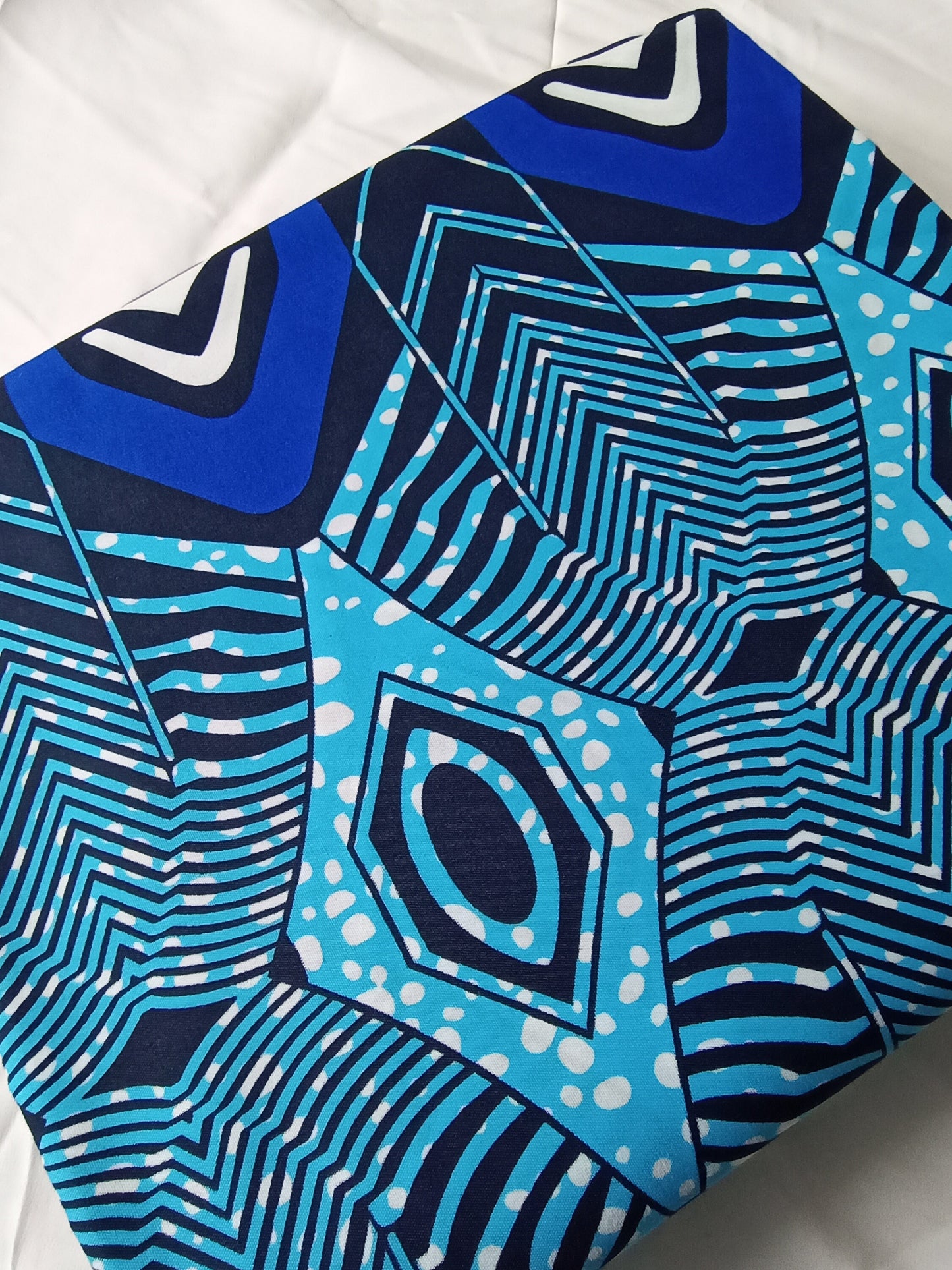 Polycotton African Fabric 6 Yards Soft Ankara Wax Print Material