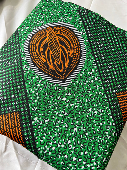 Polycotton African Fabric 6 Yards Soft Ankara Wax Print Material