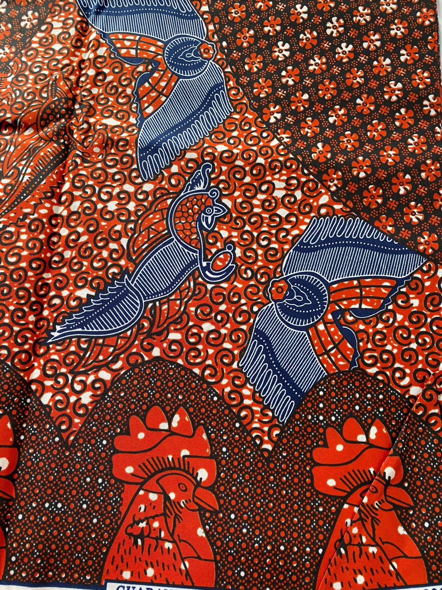 Polycotton African Fabric 6 Yards Soft Ankara Wax Print Material