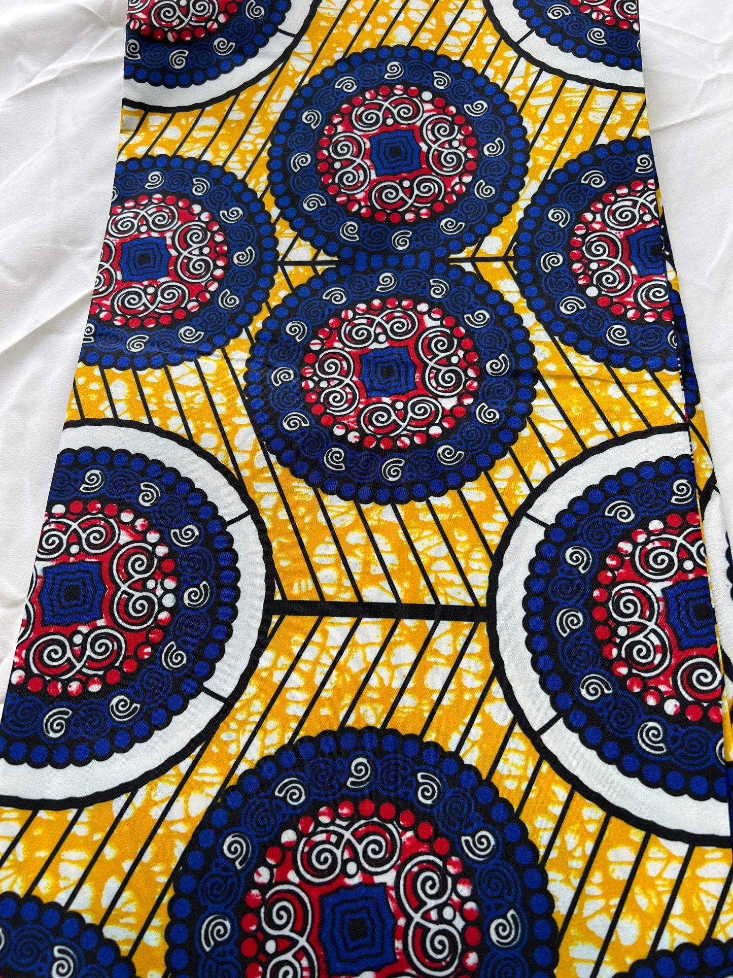 Polycotton African Fabric 6 Yards Soft Ankara Wax Print Material