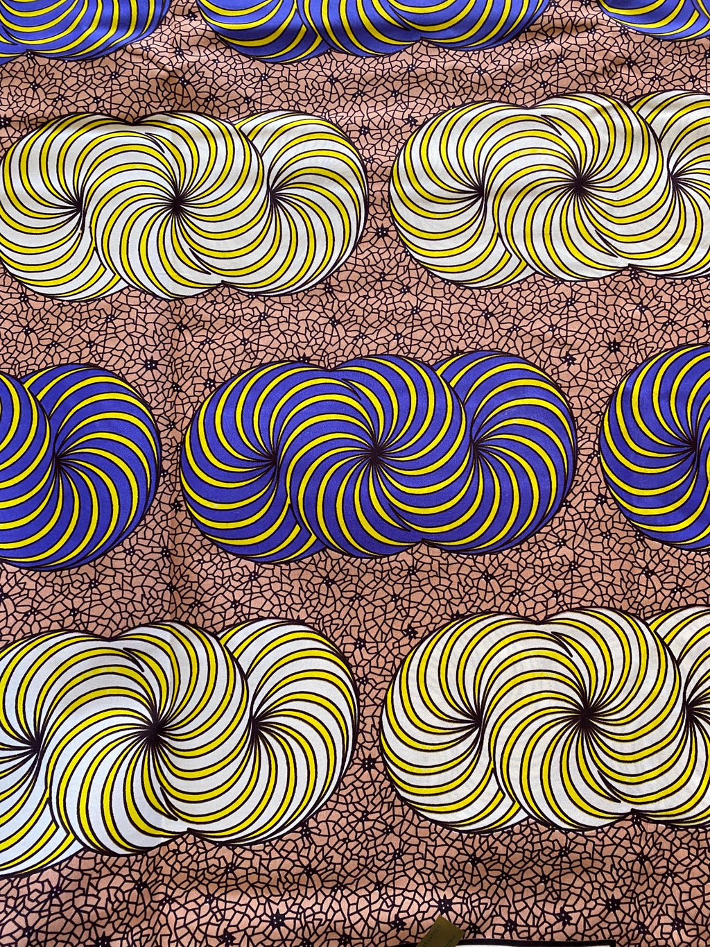 Polycotton African Fabric 6 Yards Soft Ankara Wax Print Material