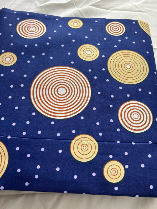 Polycotton African Fabric 6 Yards Soft Ankara Wax Print Material