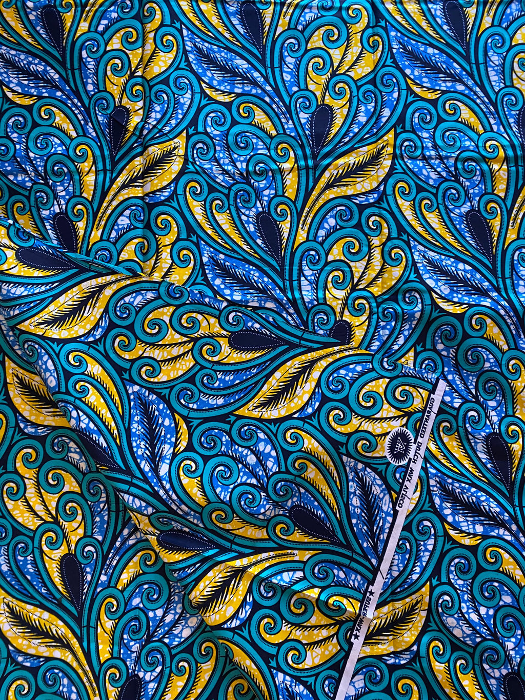 Ankara Wax Print Fabric, Exclusive African Cotton, 6 Yards