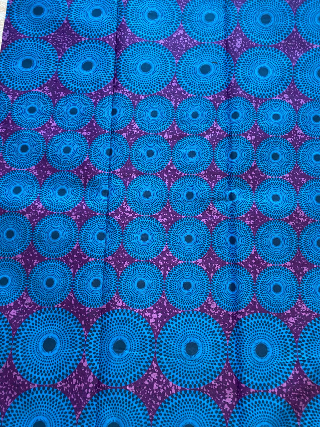 Polycotton African Fabric 6 Yards Soft Ankara Wax Print Material