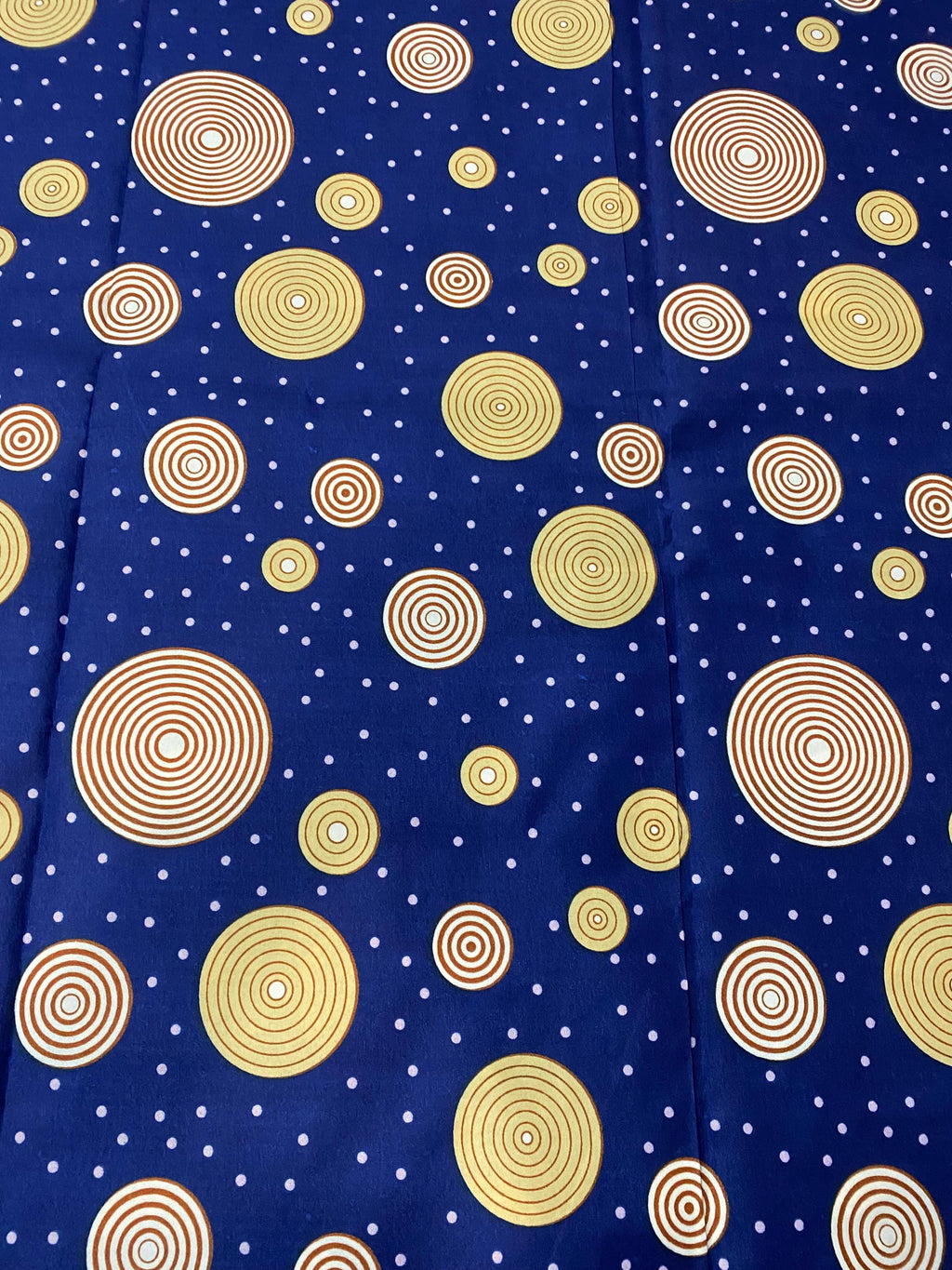 Colorful Ankara Fabric: African Print Polycotton, 6 Yards