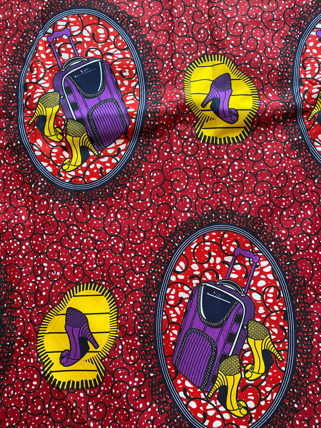Polycotton African Fabric 6 Yards Soft Ankara Wax Print Material