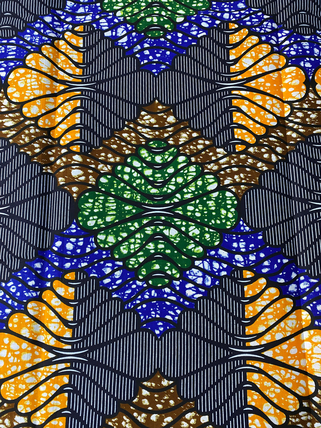 6 Yards 100% Cotton Ankara Wax Print Fabric African Print for Dressmaking, Quilting & Home Décor