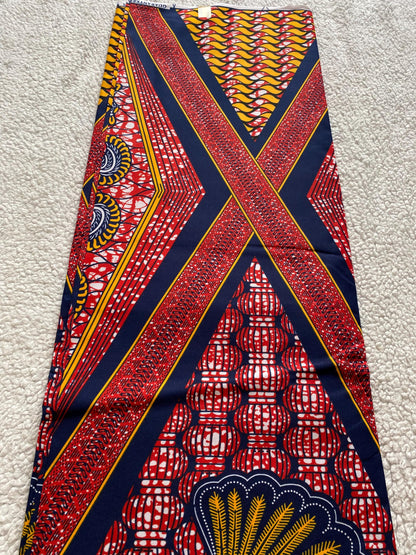 Polycotton African Fabric 6 Yards Soft Ankara Wax Print Material