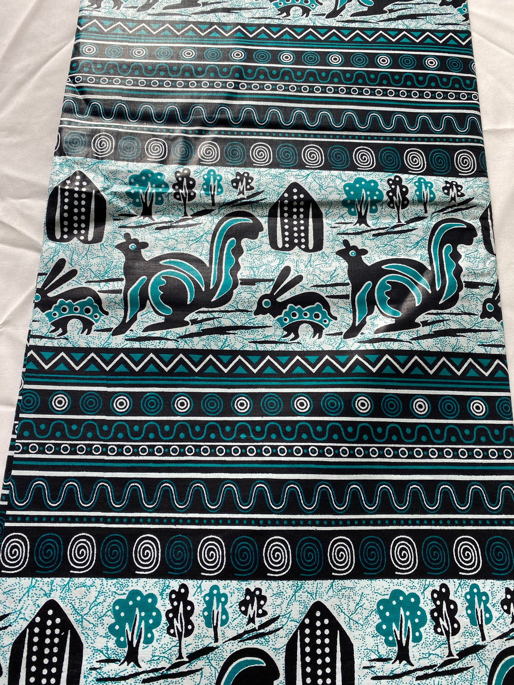 Mud Print Fabric 6 Yards African Tribal Wax Print Cloth