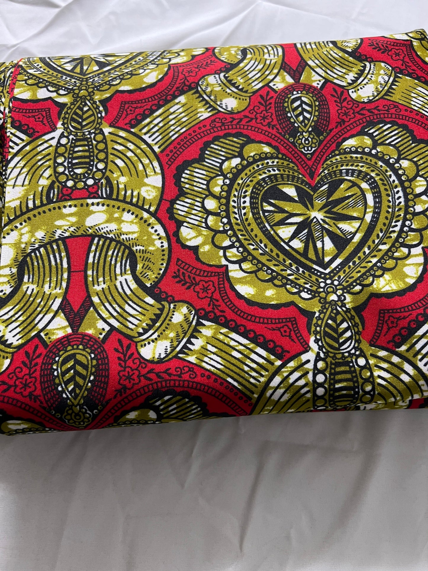 Polycotton African Fabric 6 Yards Soft Ankara Wax Print Material