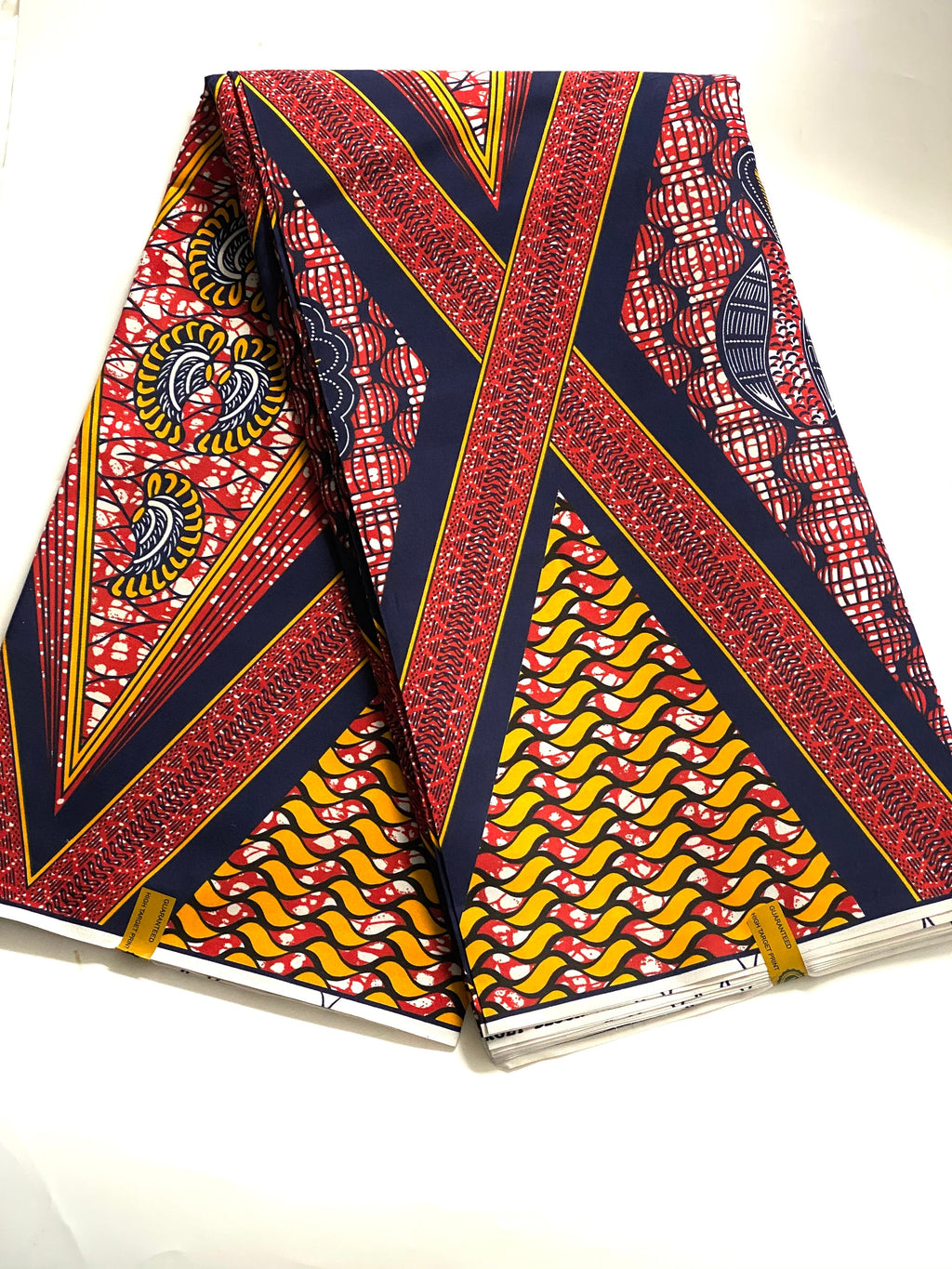 Polycotton African Fabric 6 Yards Soft Ankara Wax Print Material