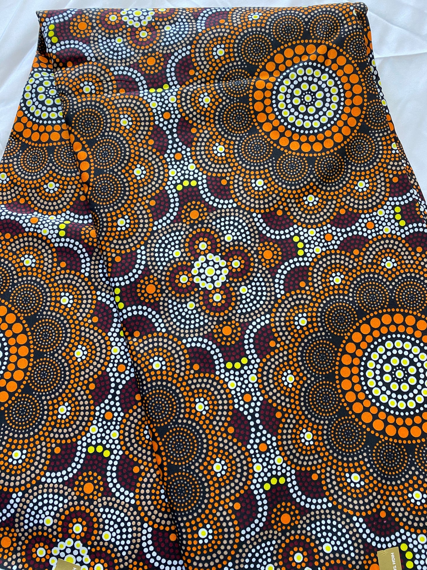 Polycotton African Fabric 6 Yards Soft Ankara Wax Print Material