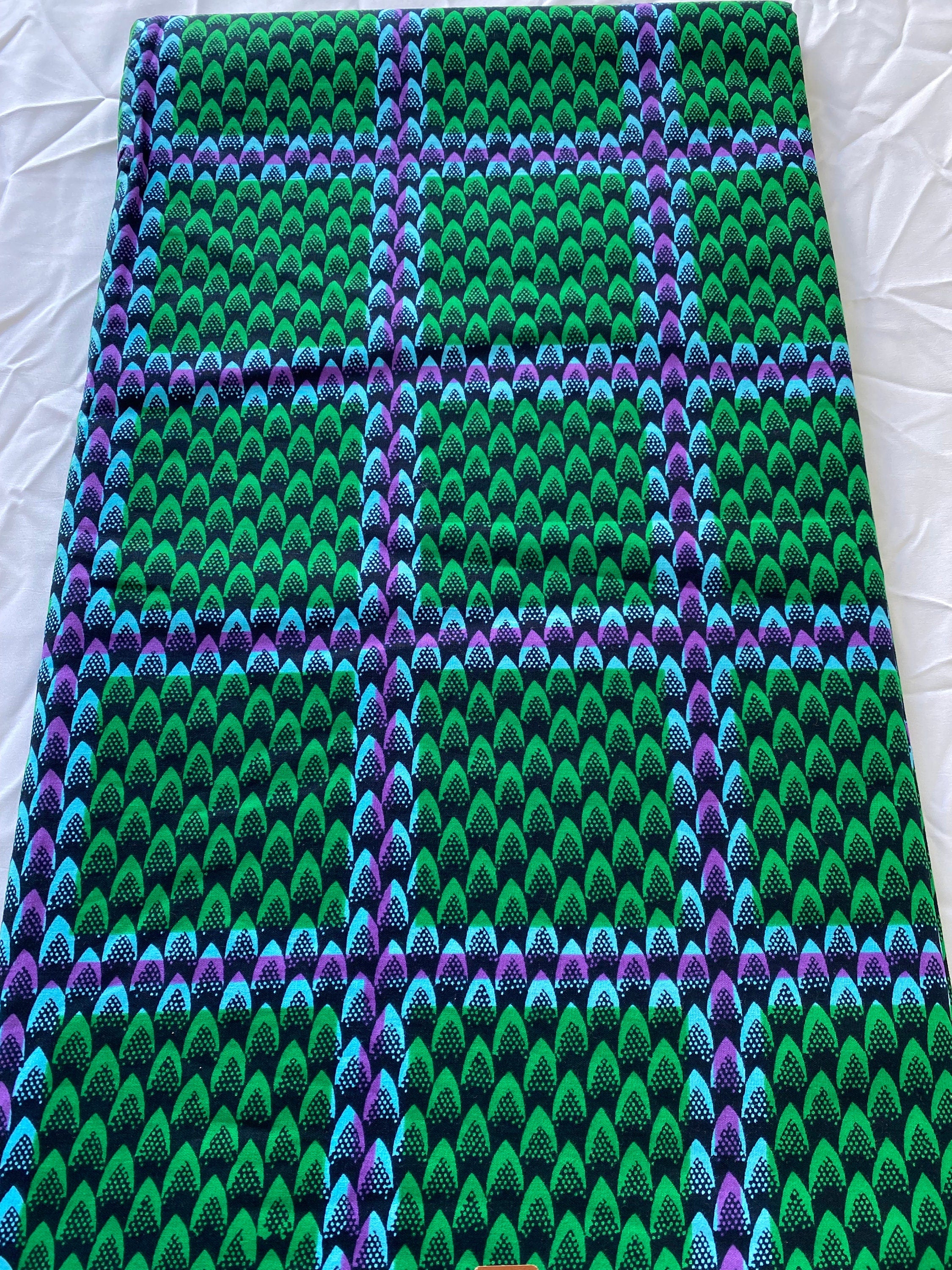 6 Yards 100% Cotton Ankara Wax Print Fabric African Print for Dressmaking, Quilting & Home Décor