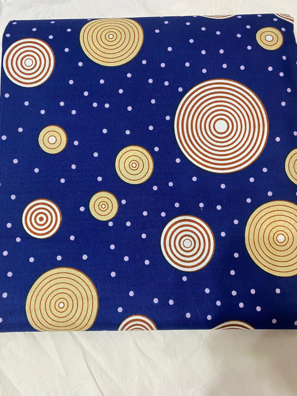 Colorful Ankara Fabric: African Print Polycotton, 6 Yards