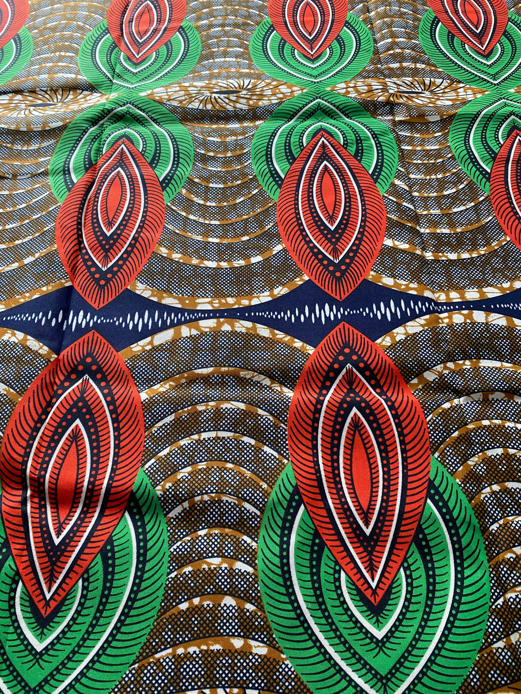 Polycotton African Fabric 6 Yards Soft Ankara Wax Print Material