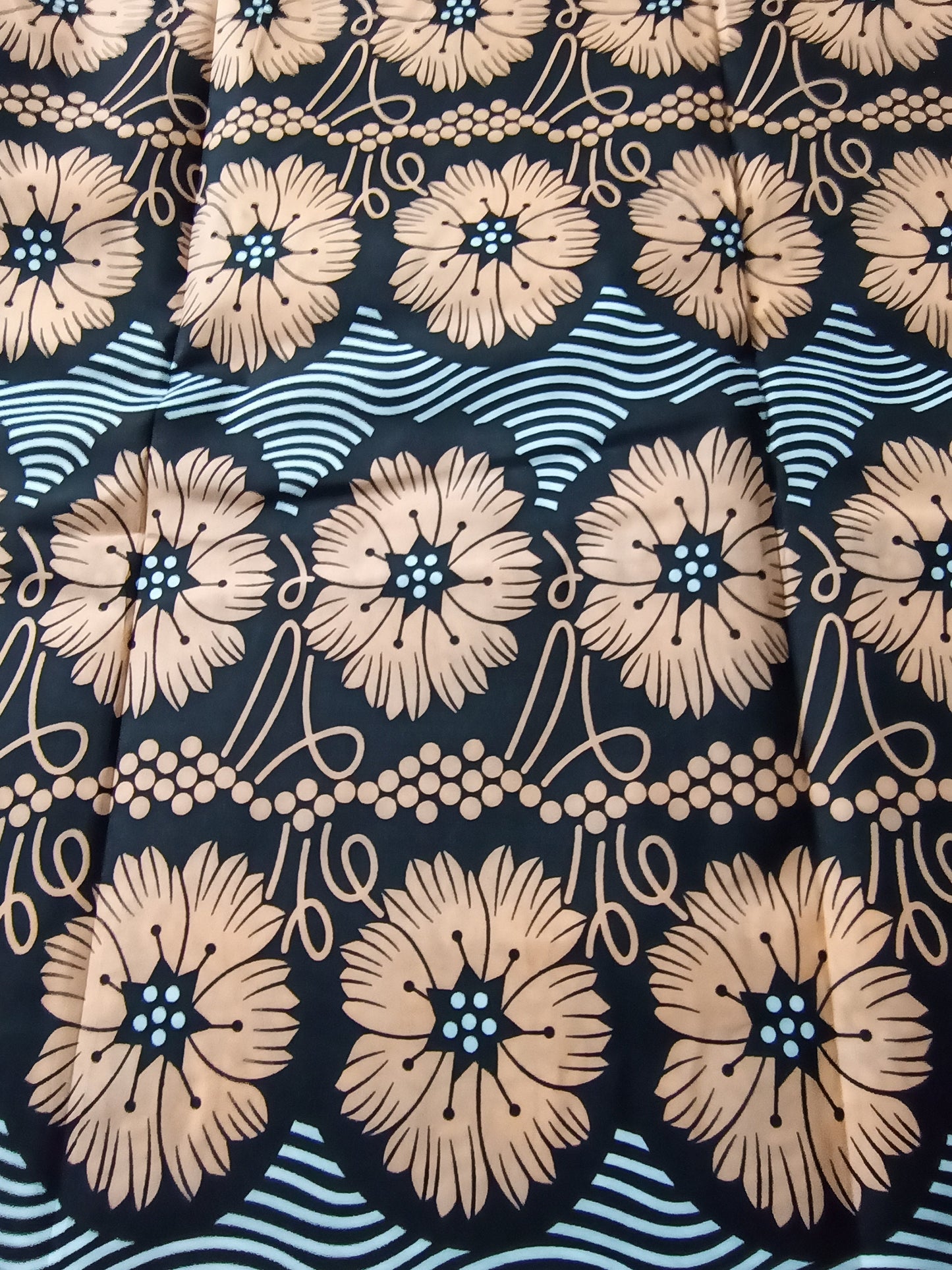 Polycotton African Fabric 6 Yards Soft Ankara Wax Print Material