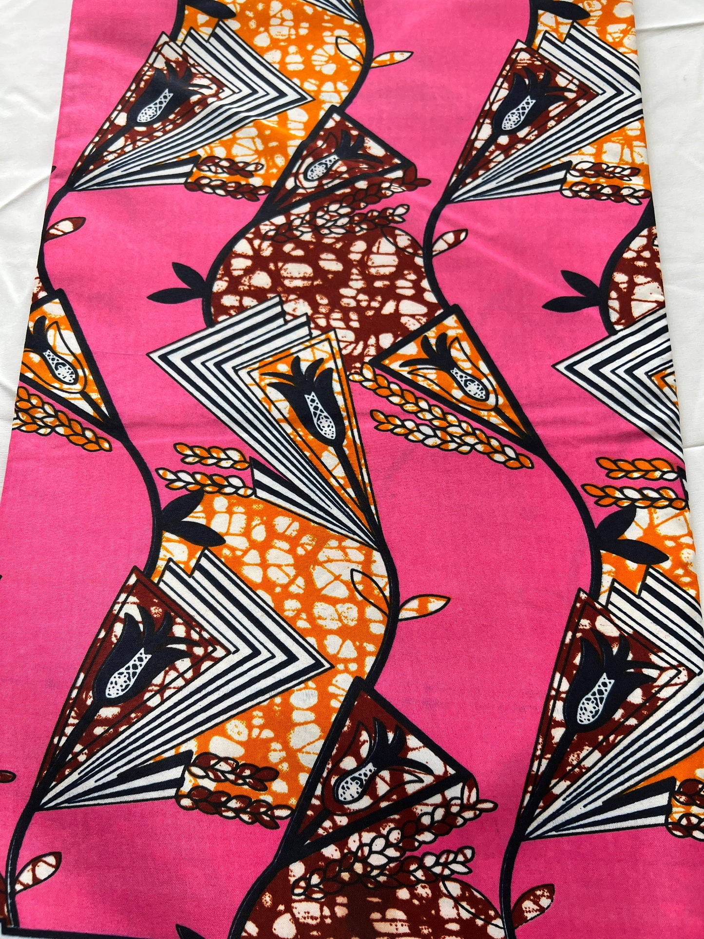 Polycotton African Fabric 6 Yards Soft Ankara Wax Print Material