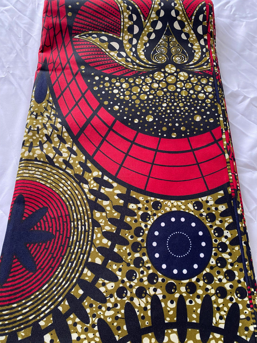 Polycotton African Fabric 6 Yards Soft Ankara Wax Print Material