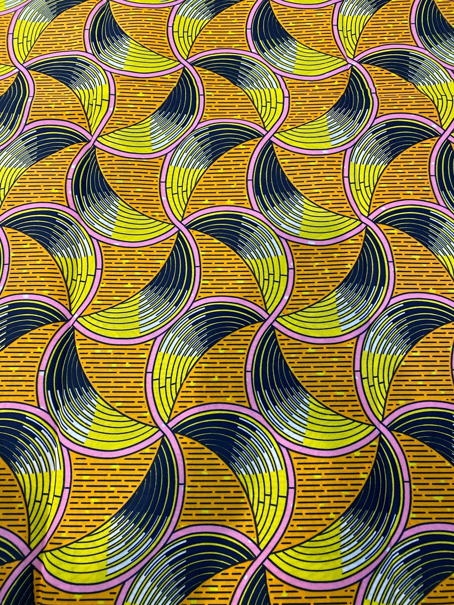 Polycotton African Fabric 6 Yards Soft Ankara Wax Print Material